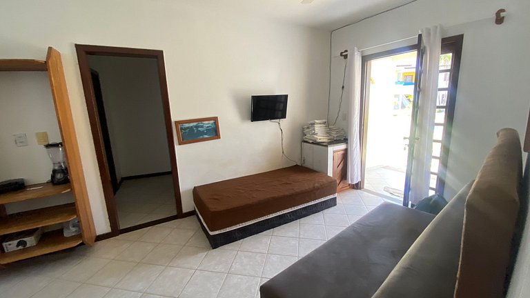 Apto kitnet praia Taperapuan