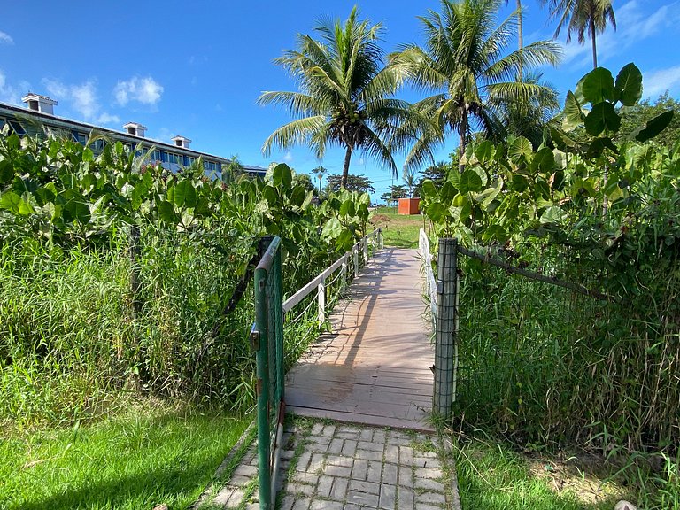128 - quarto e sala a 100m da praia