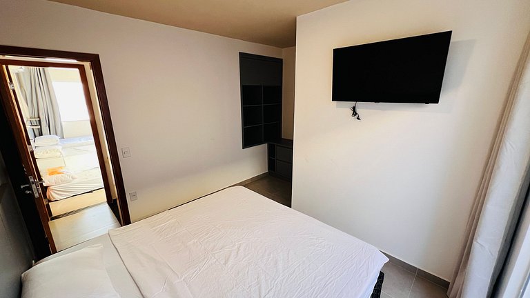 Duplex em cond. com 2 piscinas e 4 churrasqueiras